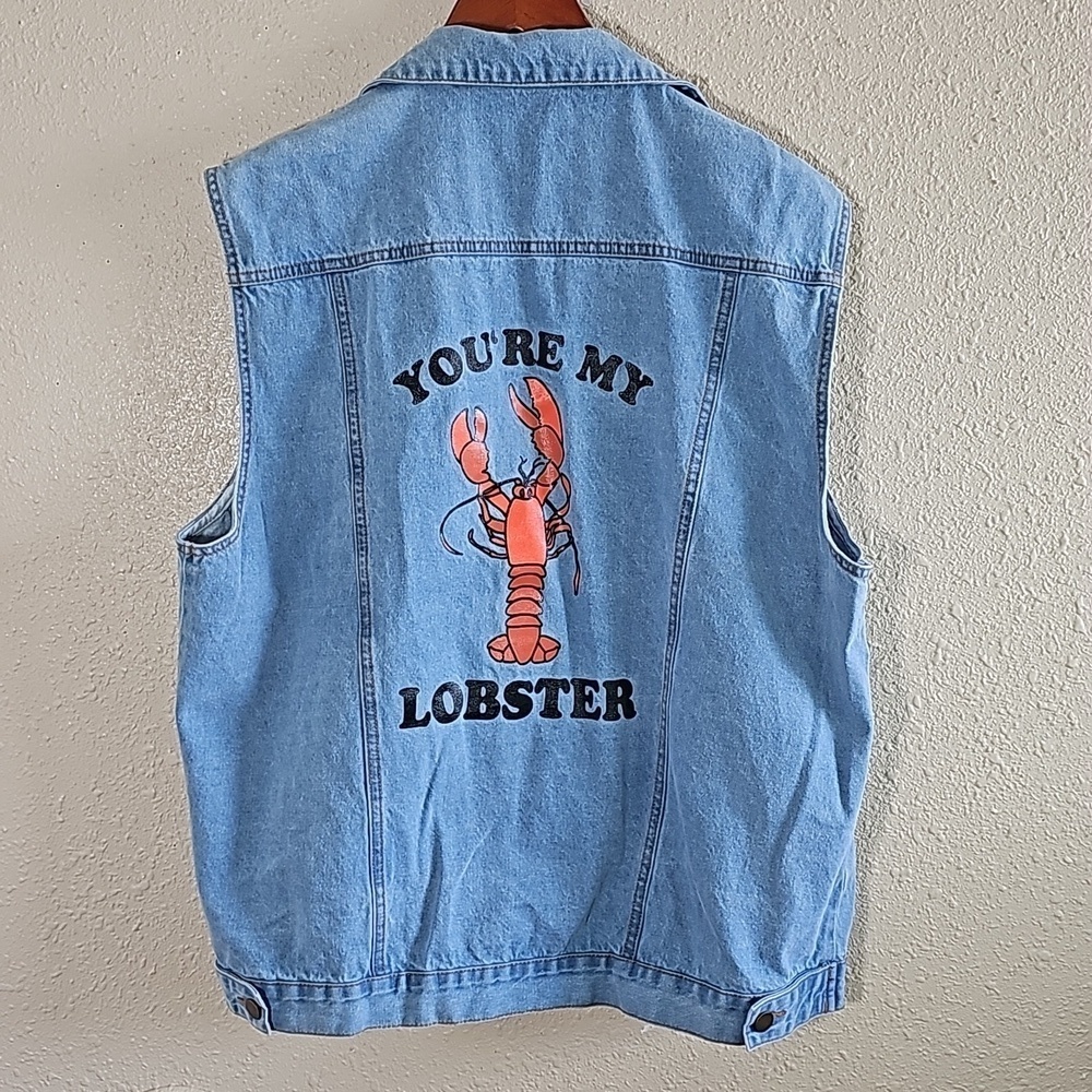 FRIENDS You're My Lobster Jeans Vest.